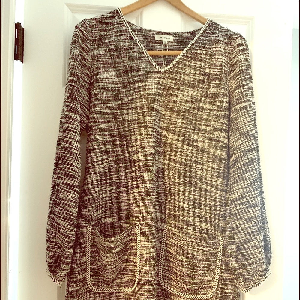 Max Studio  A-Line Pullover Dress